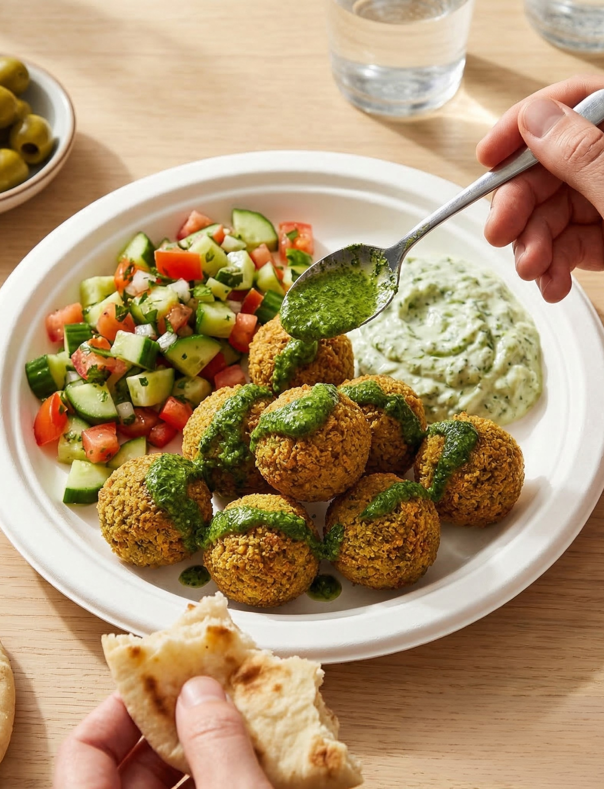 Bagasse Disposable Round Plates - 11 inch-3