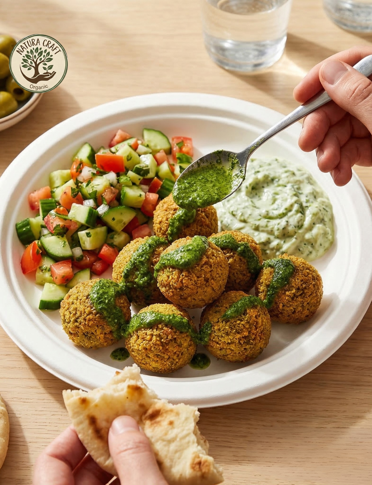 Bagasse Disposable Round Plates - 12 inch-3