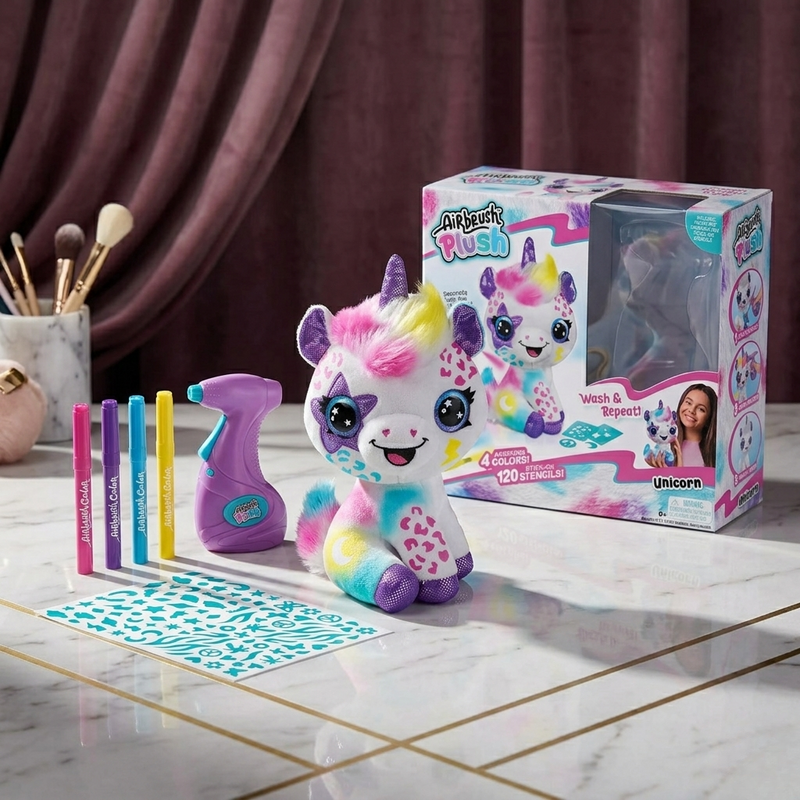 Airbrush Plush - Unicorn-1