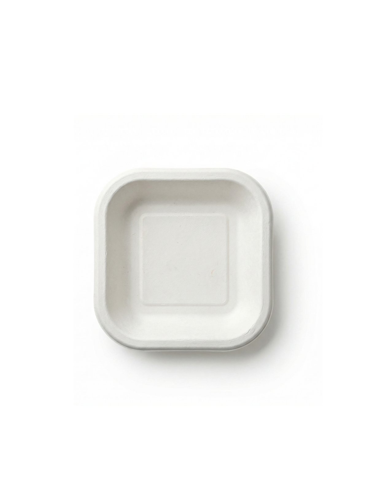 Bagasse Disposable Square Plate-5