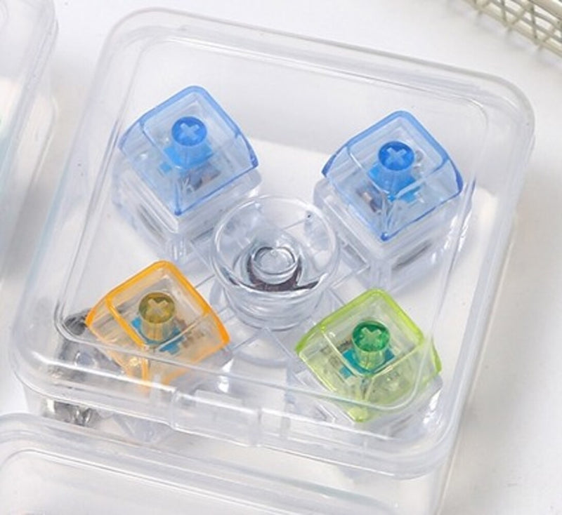 4 Key Light Up Spinning Top Keychain-2