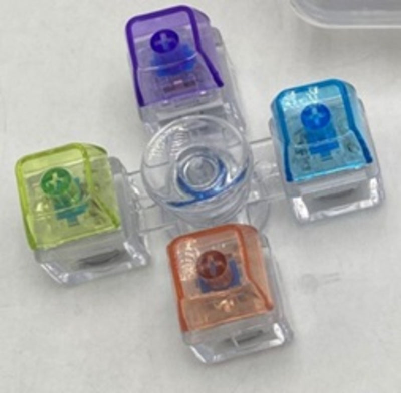 4 Key Light Up Spinning Top Keychain-4