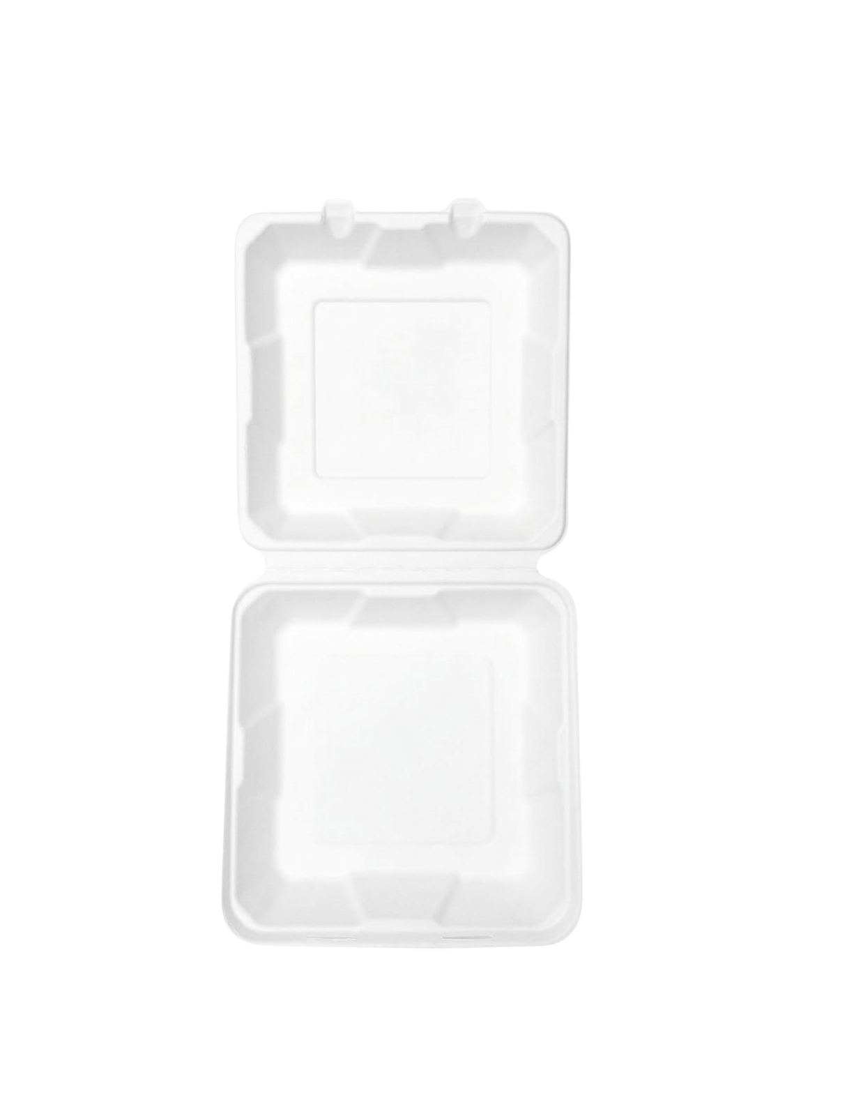 Bagasse Clamshell - 6x6"-4