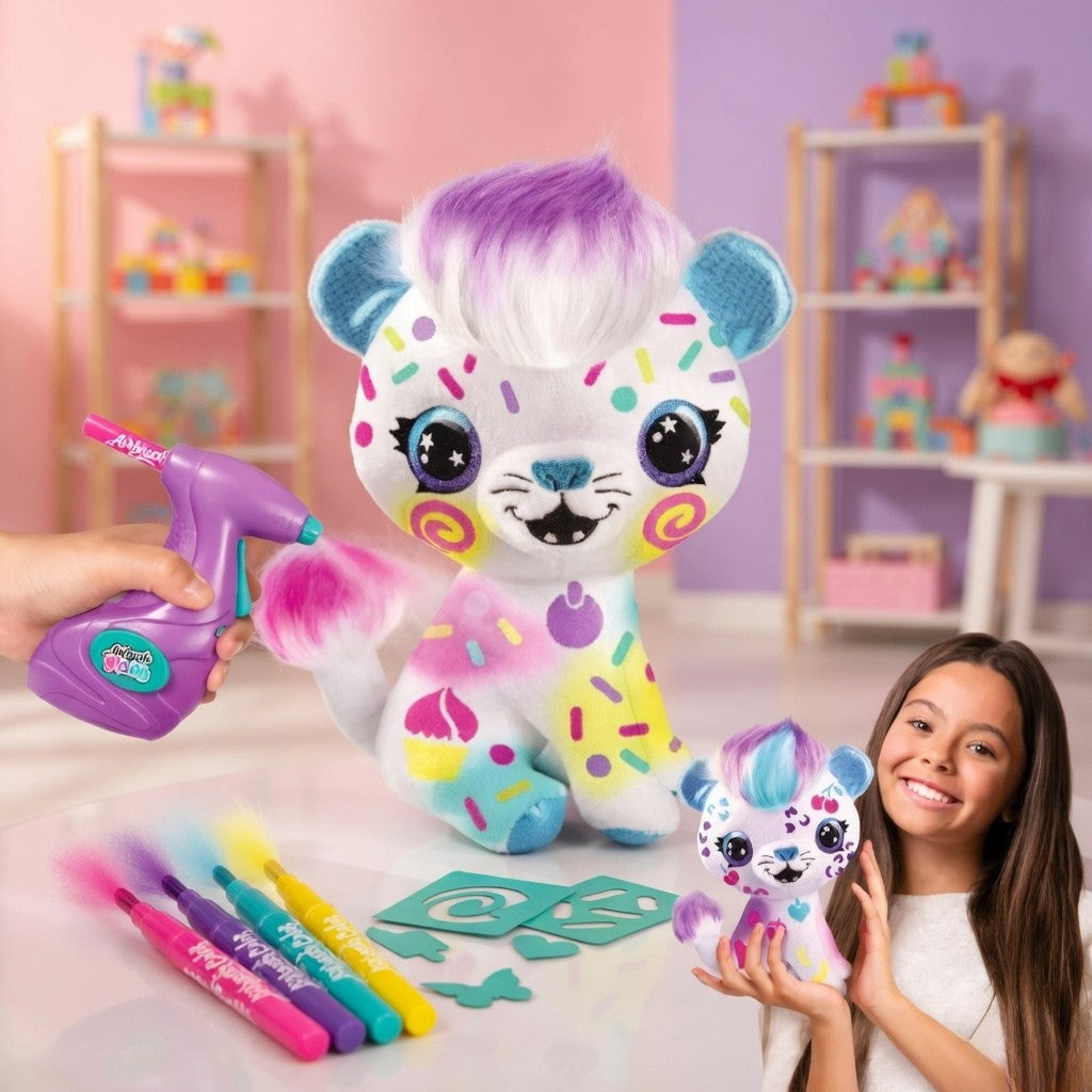 Airbrush Plush - Kitty-1