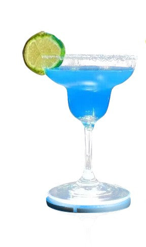 LED Light Up Coaster for Glass / Tumbler / Bottle - Blue 10pc Set-5