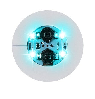 LED Light Up Coaster for Glass / Tumbler / Bottle - Blue 10pc Set-1