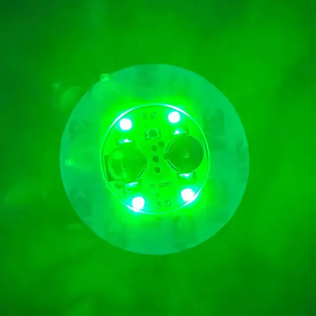 LED Light Up Coaster for Glass / Tumbler / Bottle - Green 10pc Set-12