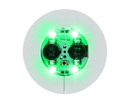LED Light Up Coaster for Glass / Tumbler / Bottle - Green 10pc Set-6
