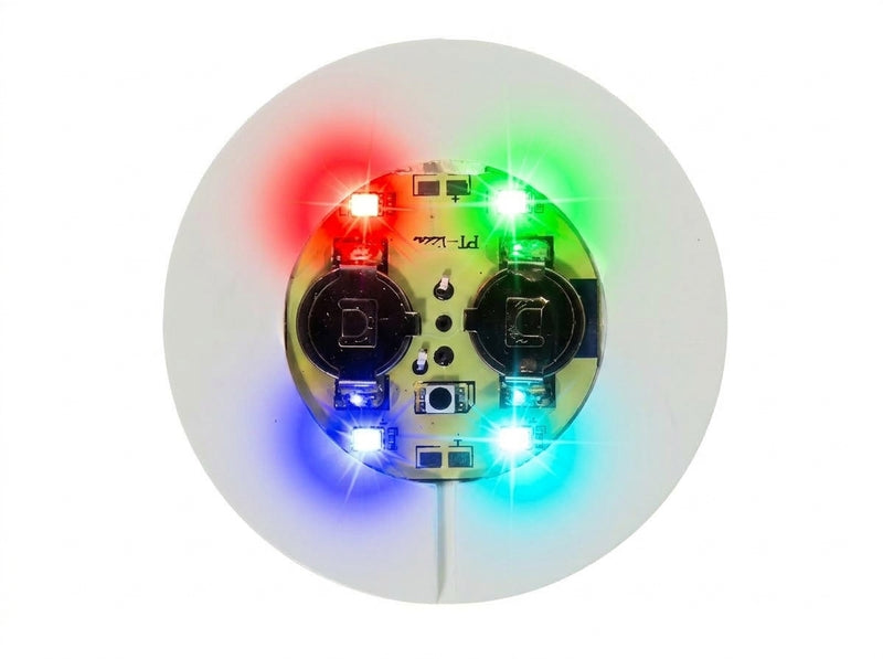 LED Light Up Coaster for Glass / Tumbler / Bottle - RGB 7 in One 10pc Set-1