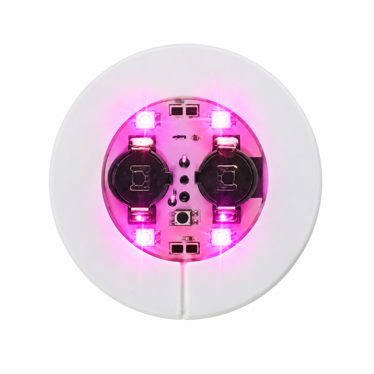 LED Light Up Coaster for Glass / Tumbler / Bottle - Pink 10pc Set-1