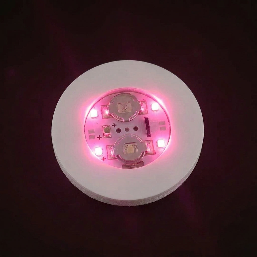 LED Light Up Coaster for Glass / Tumbler / Bottle - Pink 10pc Set-14