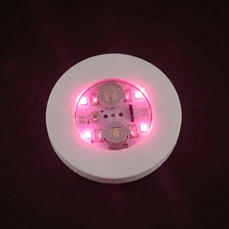 LED Light Up Coaster for Glass / Tumbler / Bottle - Pink 10pc Set-14
