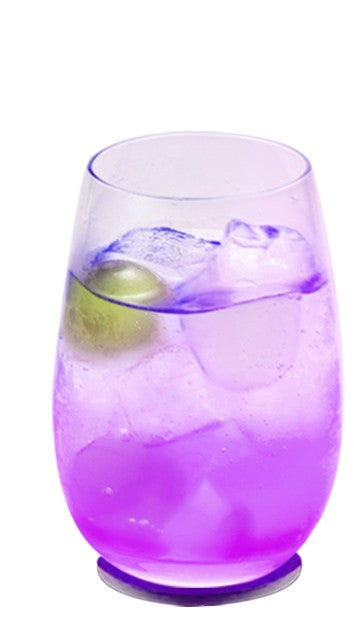 LED Light Up Coaster for Glass / Tumbler / Bottle - Purple 10pc Set-6