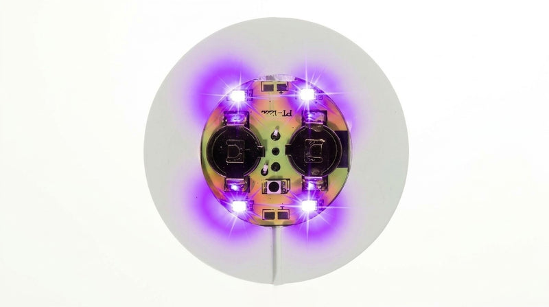 LED Light Up Coaster for Glass / Tumbler / Bottle - Purple 10pc Set-1