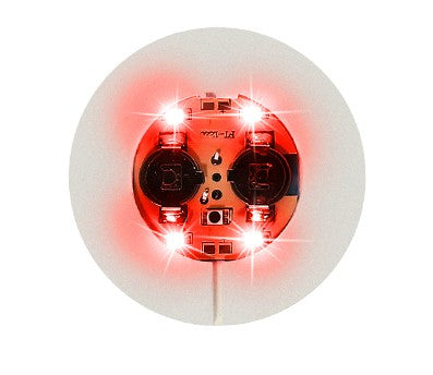 LED Light Up Coaster for Glass / Tumbler / Bottle - Red 10pc Set-7