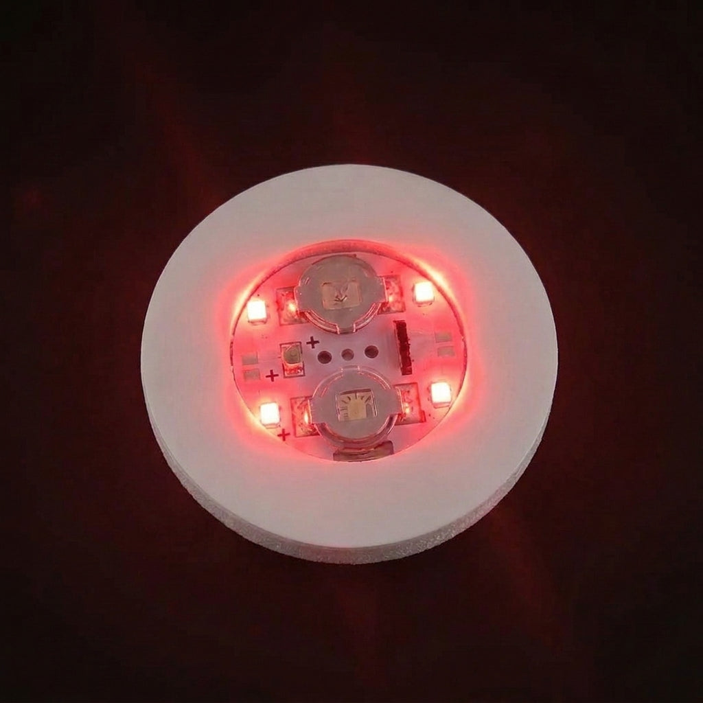 LED Light Up Coaster for Glass / Tumbler / Bottle - Red 10pc Set-15
