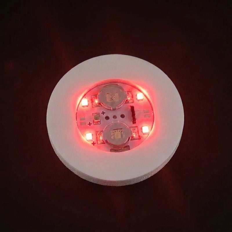 LED Light Up Coaster for Glass / Tumbler / Bottle - Red 10pc Set-15