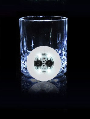 LED Light Up Coaster for Glass / Tumbler / Bottle - White 10pc Set-6