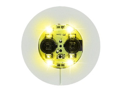 LED Light Up Coaster for Glass / Tumbler / Bottle - Yellow 10pc Set-1