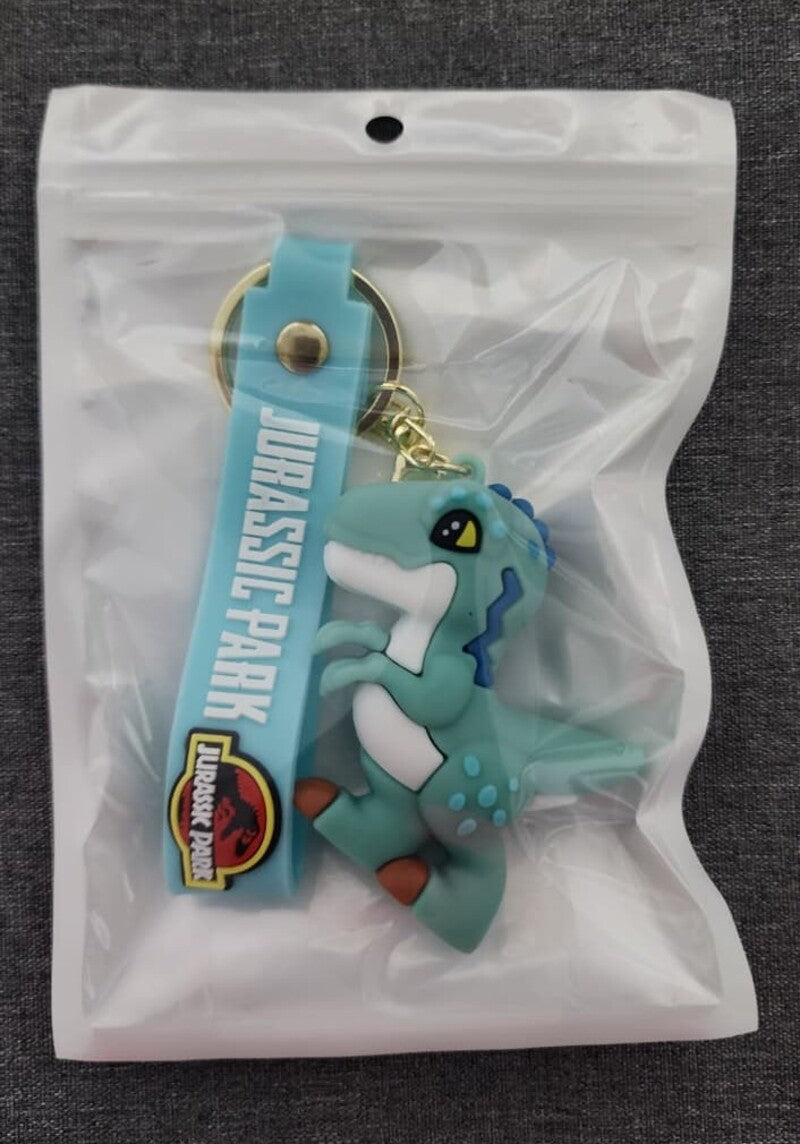 Adorable Dinosaur Light Green - Bag Charm with Wrist Strap Keychain