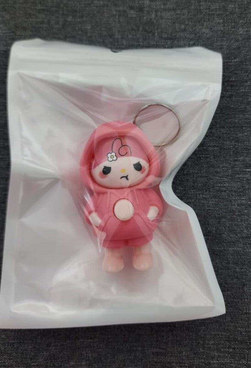 Face Changing Toy Keychain Yellow  – Cute Cartoon Mystery Face Changing Figurine, Trendy Portable Backpack Accessory, Fun Gift for Kids, Teens & Anime Fans-3