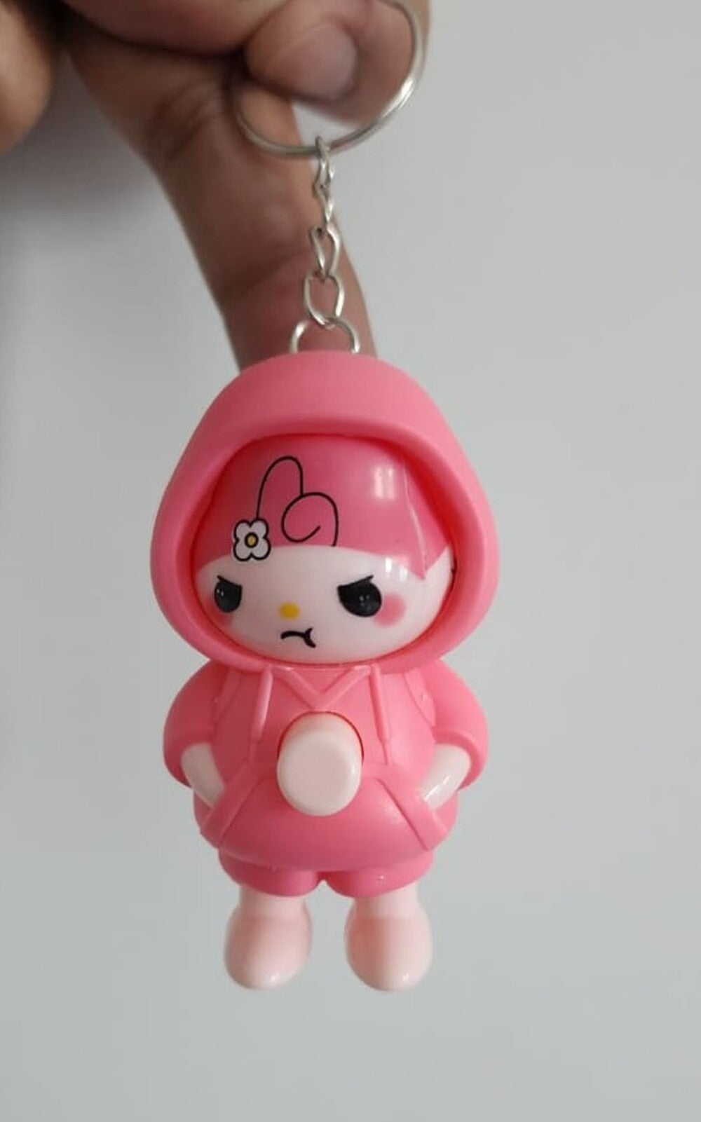 Face Changing Toy Keychain Yellow  – Cute Cartoon Mystery Face Changing Figurine, Trendy Portable Backpack Accessory, Fun Gift for Kids, Teens & Anime Fans