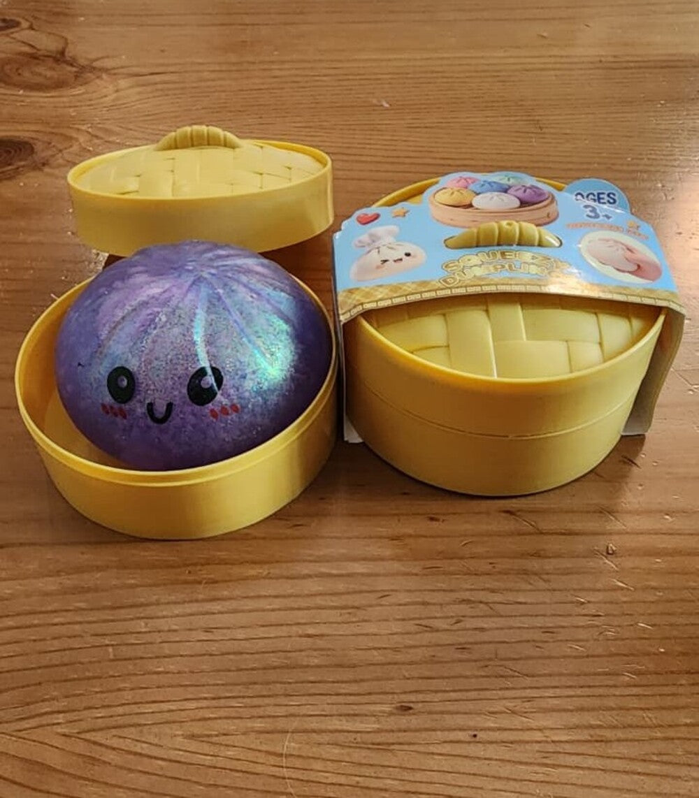 Glittery Gel 8.5cm Squishy Dumlping-2