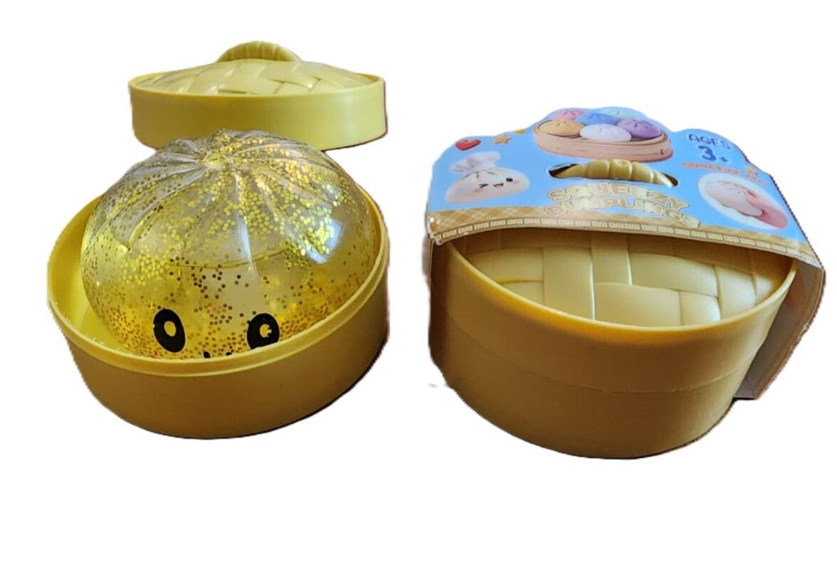 Glittery Liquid 8.5cm Squishy Dumlping