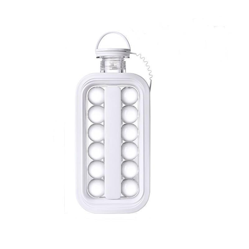 IceSphere Bottle - Perfect Round Ice ball Making Water Bottle - White Colour-13