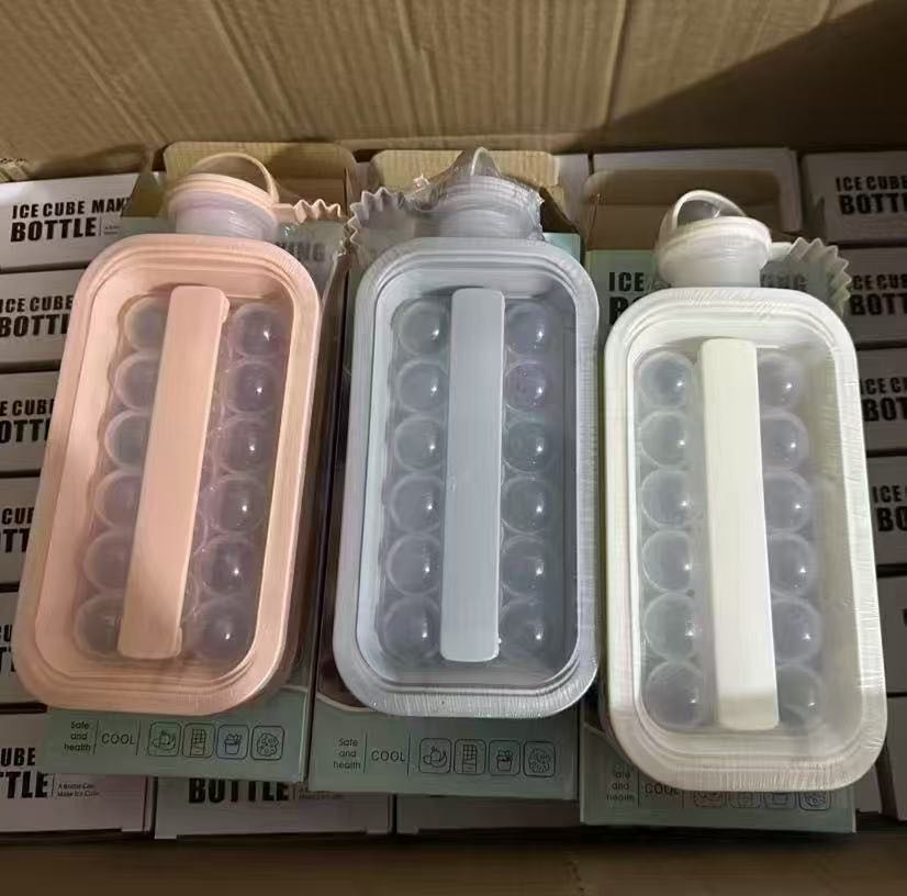 IceSphere Bottle - Perfect Round Ice ball Making Water Bottle - Grey Colour-5