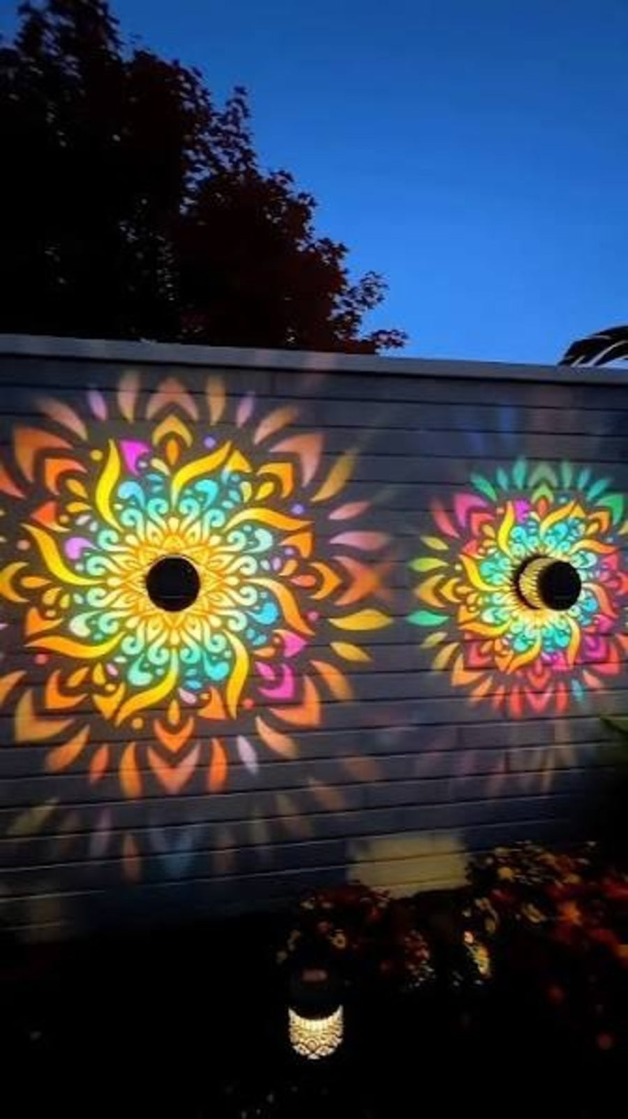 Multicolour Solar Mandela Garden Light-4