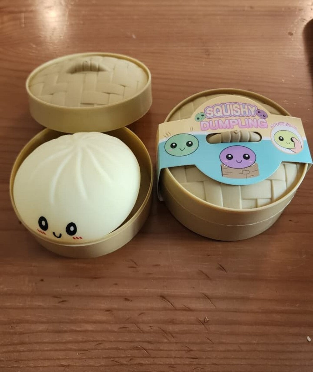 Plain Powder 8.5cm Squishy Dumlping