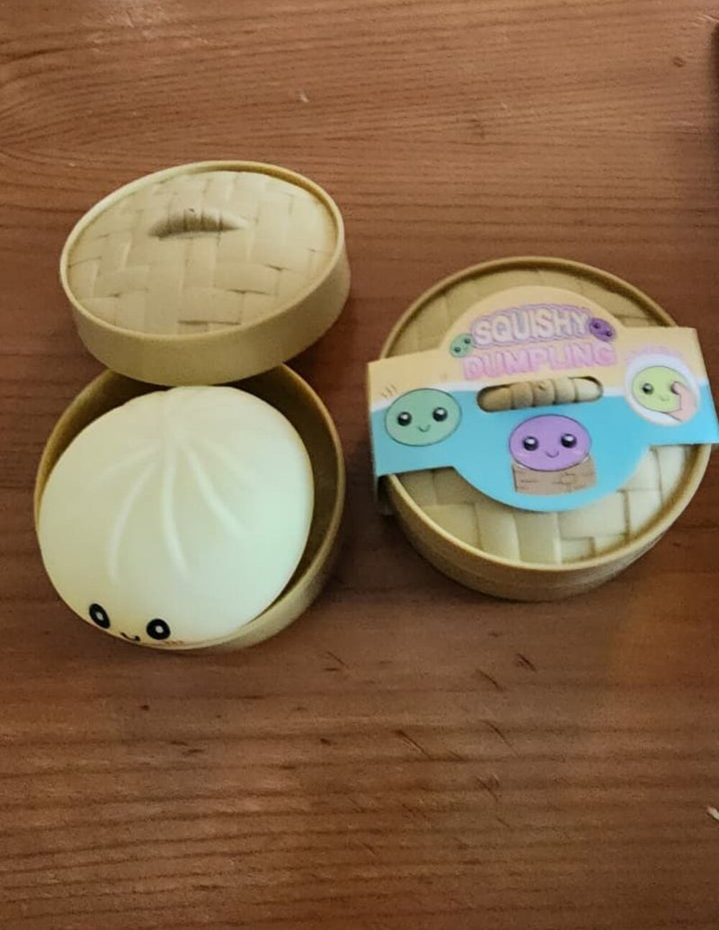 Plain Powder 8.5cm Squishy Dumlping-2