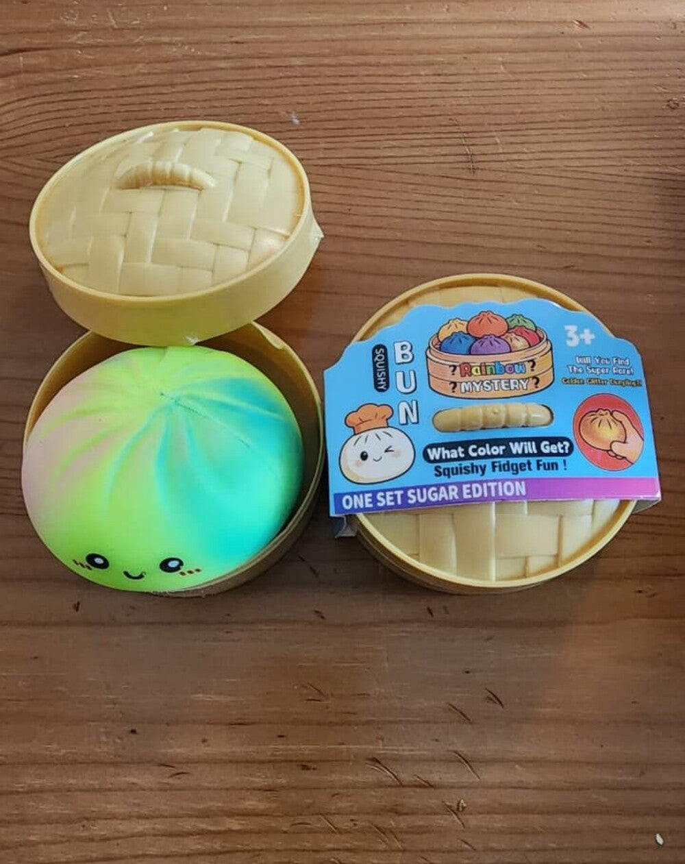 Rainbow Powder 8.5cm Squishy Dumlping-1