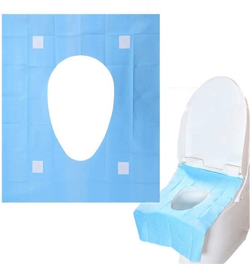Disposable Toilet Seat Covers 1ptk / 4pcs, Single-Use Hygienic Toilet Seat Protector for Travel, Public Restrooms, Office & Home-7
