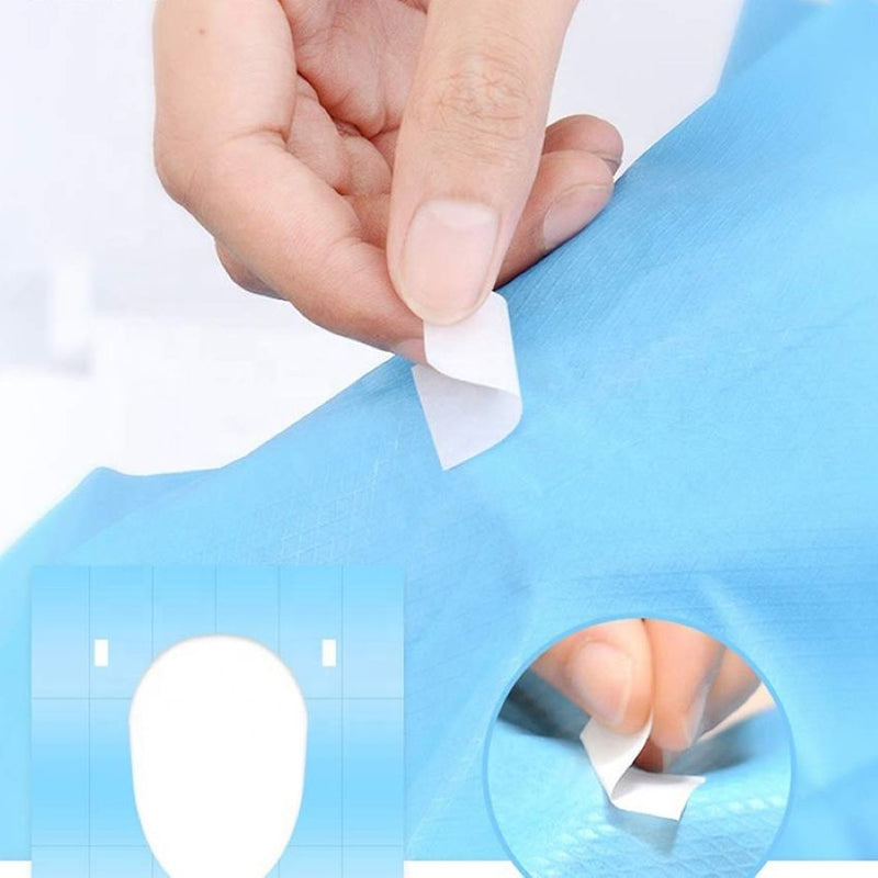 Disposable Toilet Seat Covers 1ptk / 4pcs, Single-Use Hygienic Toilet Seat Protector for Travel, Public Restrooms, Office & Home-8
