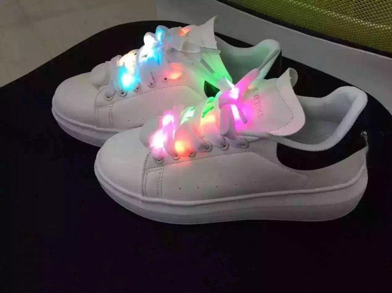 Glowing LED Shoe Lace RGB Colour - Flashing LED Shoelace with 3 Modes of Flasing Light for all.-3