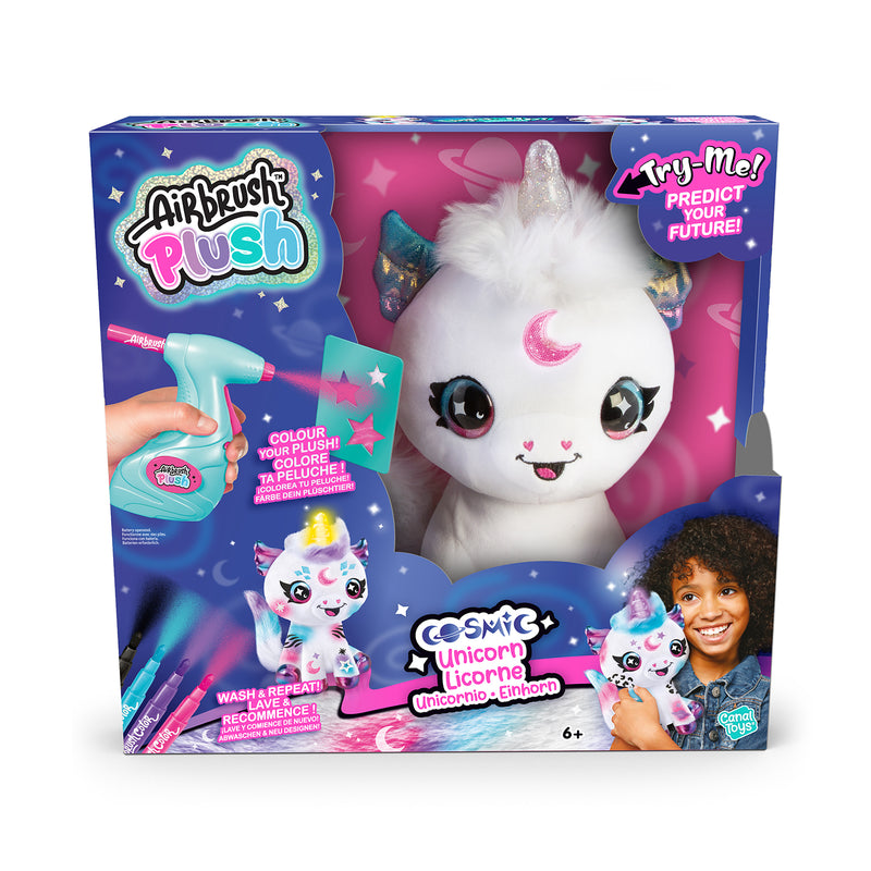 Airbrush Plush - Cosmic Unicorn-3