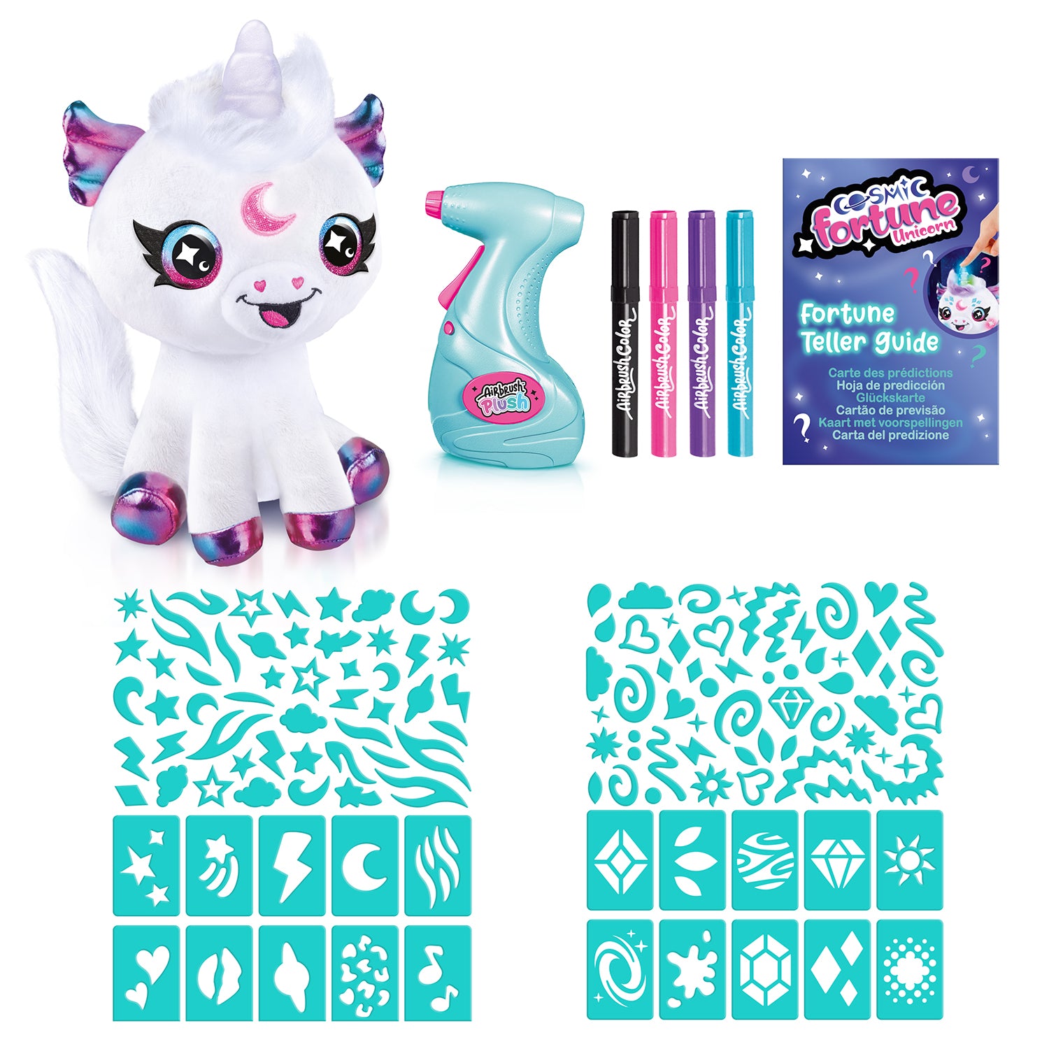 Airbrush Plush - Cosmic Unicorn-6