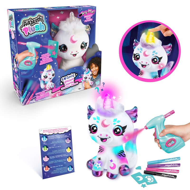 Airbrush Plush - Cosmic Unicorn-7