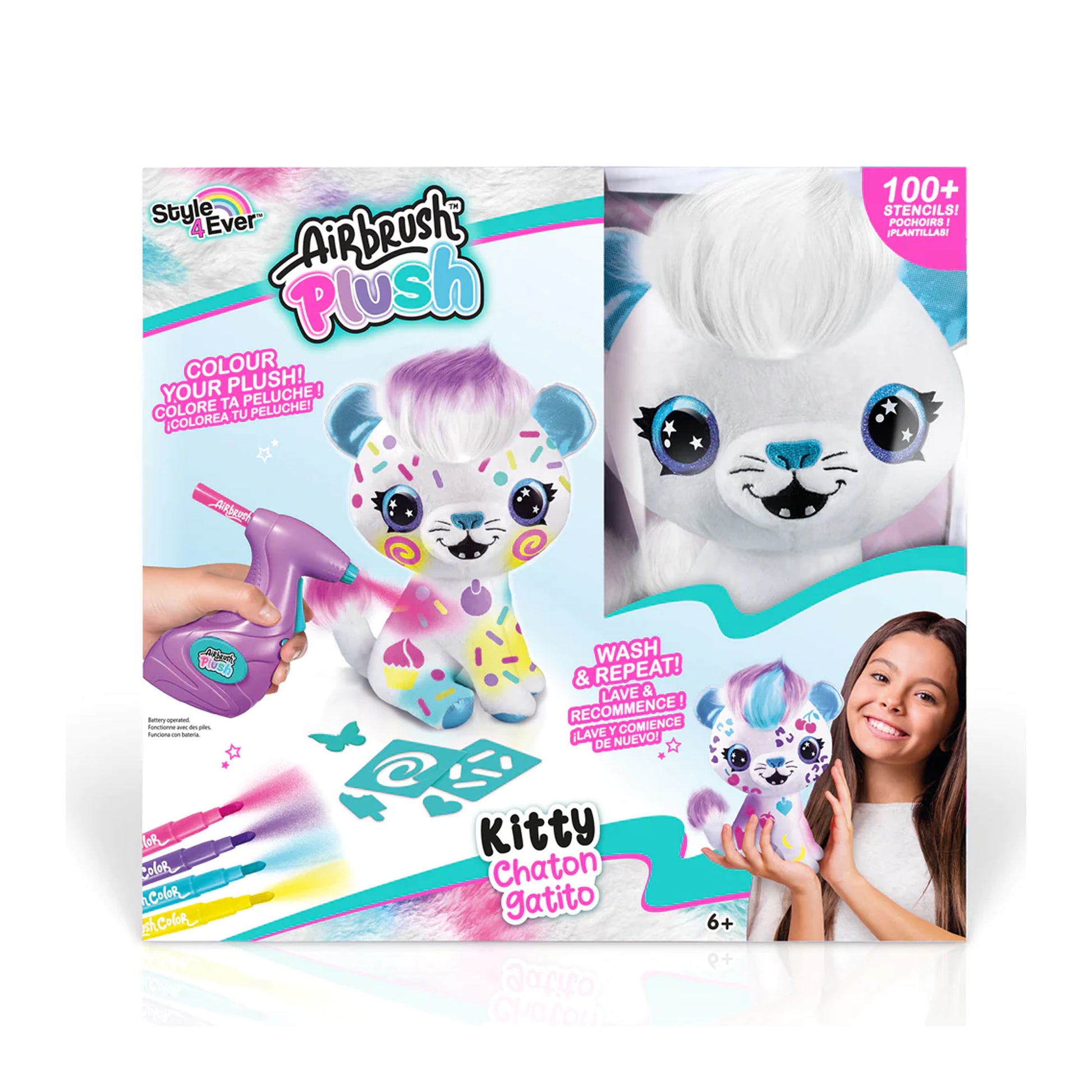 Airbrush Plush - Kitty-3