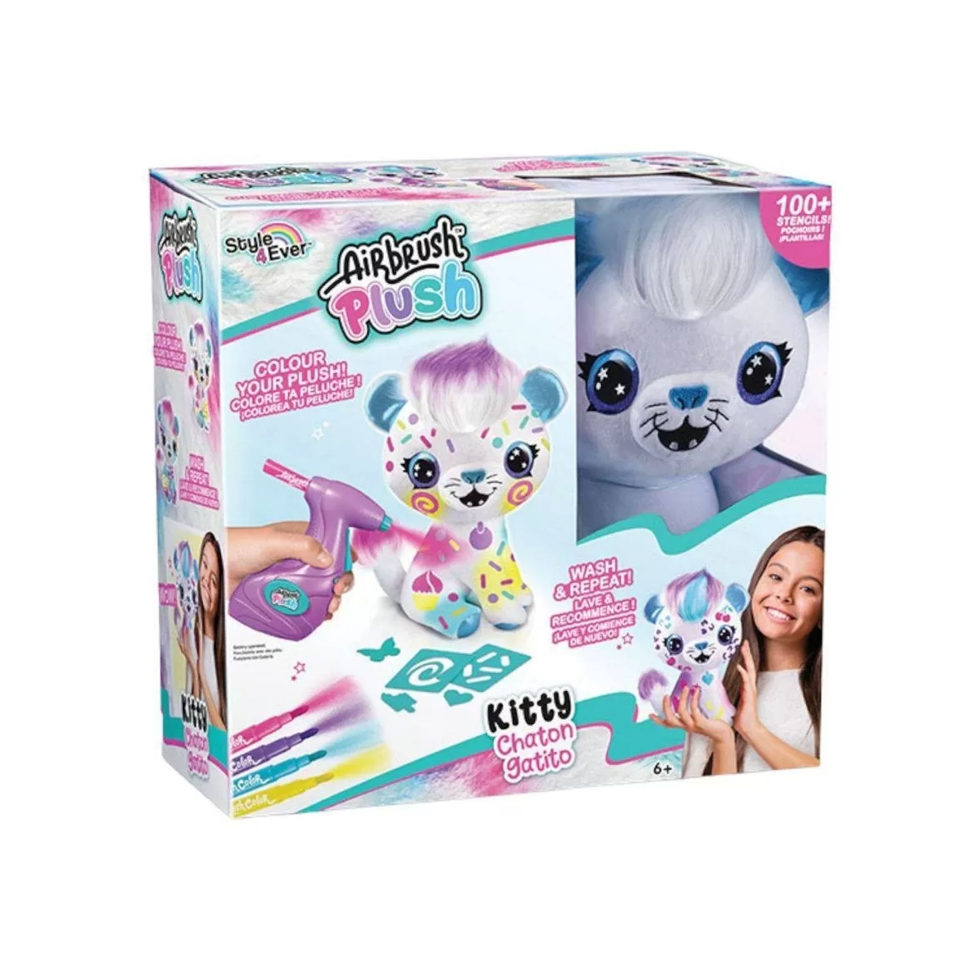 Airbrush Plush - Kitty-4