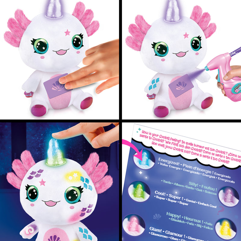 Airbrush Plush - Axolotlcorn Light Up-6