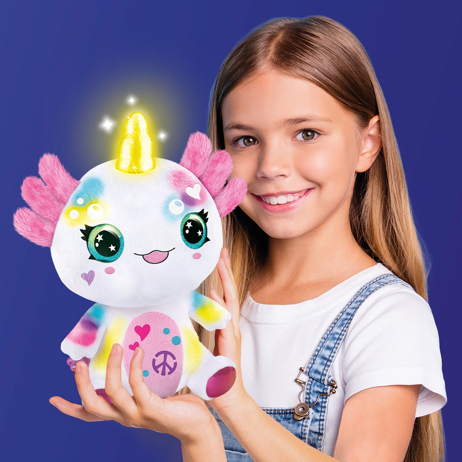 Airbrush Plush - Axolotlcorn Light Up-9