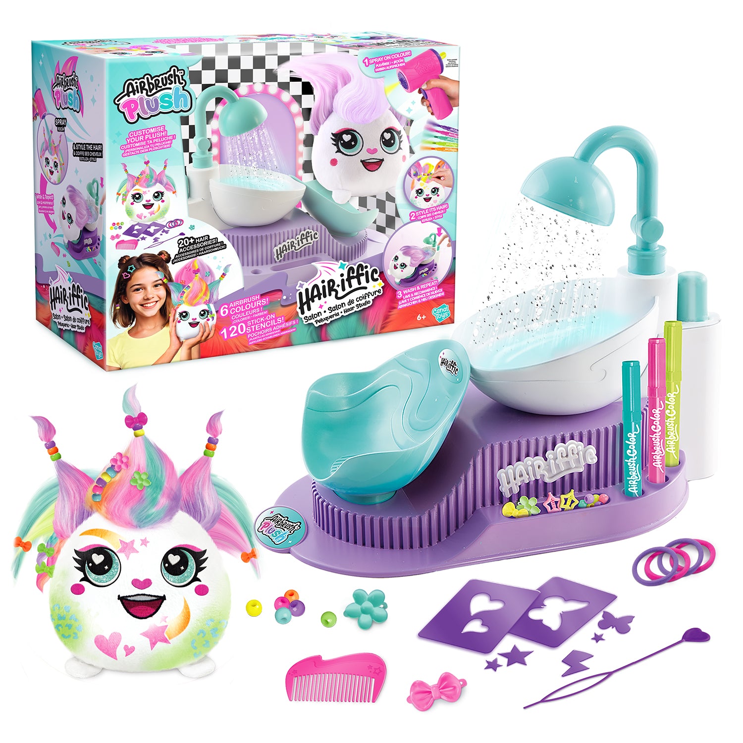 Airbrush Plush - Hair-Iffic Hair Style Salon-5