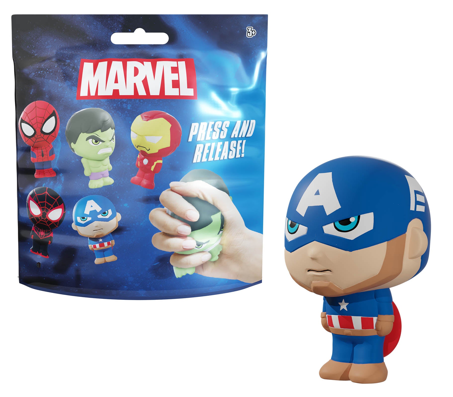 Marvel Foamate Slow Rising Figures Assorted – Captain America-3