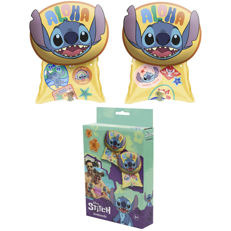 Disney 3D Arm Bands - Stitch - Packed In Color Box - 15 Cm Wide-5