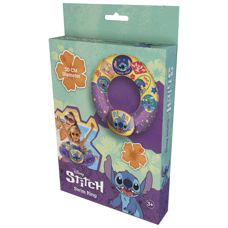 Disney 3D Swim Ring  - Stich - Packed In Color Box - 50 Cm Wide-3
