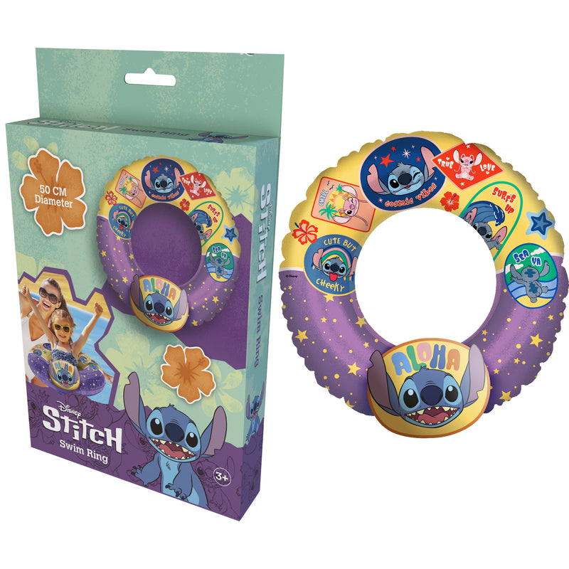 Disney 3D Swim Ring  - Stich - Packed In Color Box - 50 Cm Wide-5