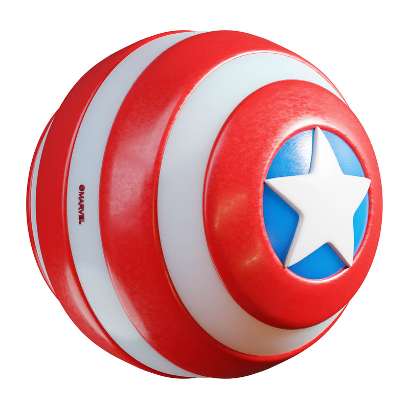 Marvel- Super Bouncerz  Asst.4- Cdu Vertical 12 Pcs - Captain America-3